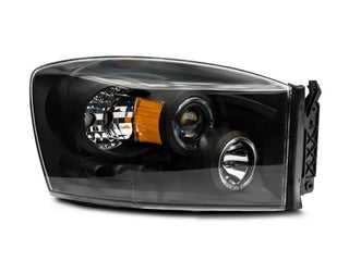 Raxiom LED Halo Projector Headlights (FRONT): Fits Dodge Ram (02-10)
