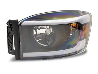 Raxiom Axial Headlights w/ SEQL LED Bar (FRONT): Fits Dodge Ram (02-10)