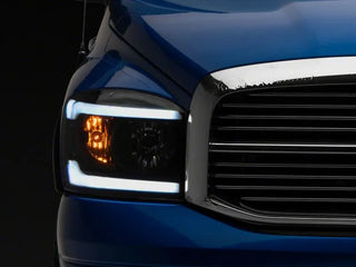 Raxiom Axial Headlights w/ SEQL LED Bar (FRONT): Fits Dodge Ram (02-10)