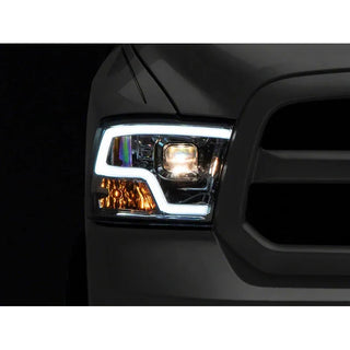 Raxiom LED Halo Headlights Chrome Housing NON-PROJECTOR (F&R): Fits Dodge / Ram 1500 (02-18)