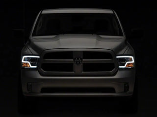 Raxiom LED Halo Headlights Chrome Housing NON-PROJECTOR (F&R): Fits Dodge / Ram 1500 (02-18)