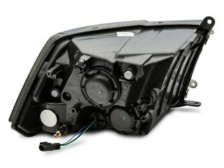 Raxiom Axial OEM Rep Headlights w/ Dual Bulb - Chrome Smoked (F&R): Fits Dodge / Ram (02-18)