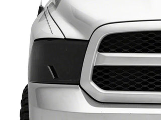 Raxiom Axial OEM Rep Headlights w/ Single Bulb - Chrome Smoked (F&R): Fits Dodge / Ram (02-18)