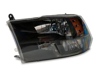 Raxiom Axial Series Euro Style Dual Bulb Headlights (FRONT): Fits Dodge / Ram (02-18) - Black