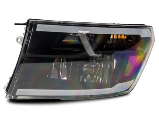 Raxiom Axial Sequential LED Bar Black Housing Headlights (FRONT): Fits Dodge / Ram (02-18)