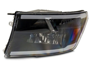 Raxiom Axial Series Black Housing Headlights w/ LED Bar (F&R): Fits Dodge / Ram (02-18)