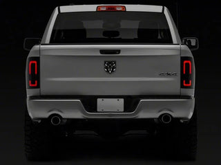 Raxiom Axial Series LED Tail Lights: Fits Dodge / Ram 1500 / 2500 / 3500 (02-18) - Black Smoked