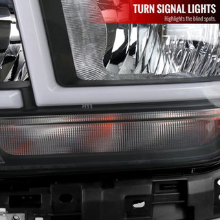 Spec D DRL LED Headlights (Black): Ram 2500 & 3500 2019 - 2024