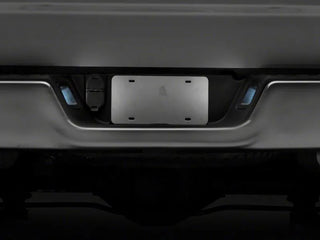 Raxiom Axial Series LED License Plate Lamps - Smoked: Fits Most Ram 1500 Models (2011-2018)