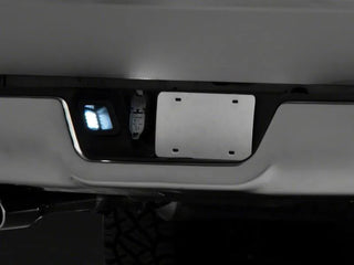 Raxiom Axial Series LED License Plate Lamps - Smoked: Fits Most Ram 1500 Models (2011-2018)