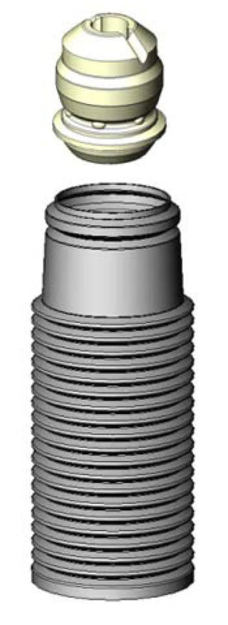 KYB Shocks and Struts Strut Boots (FRONT): Dodge Ram 1500 (06-08)