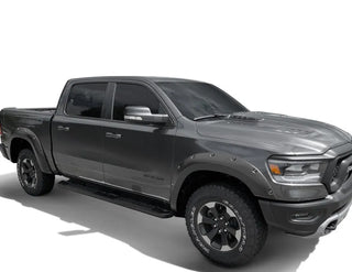 Bushwacker Pocket Style Fender Flares 2pc (FRONT): Ram 1500 Rebel (2019-2024) - Black