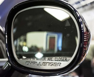 American Car Craft "Challenger" Side Mirror Trim: Dodge Challenger 2008 - 2023 (All Models)