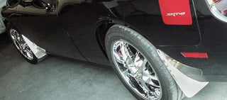 American Car Craft Splash Guards (Brushed or Polished): Dodge Challenger 2008 - 2014 (All Models)