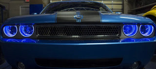 American Car Craft LED Headlight Halo Surrounds: Dodge Challenger 2008 - 2014