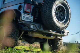 DV8 Offroad Mid-Width Rear Bumper (REAR): Jeep Wrangler JK 2007-2018 3.8L/3.6L V6
