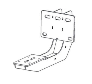 Go Rhino HD Powdercoated Mounting Brackets for Running Boards: Ram 1500 (19-26) - Texas Black