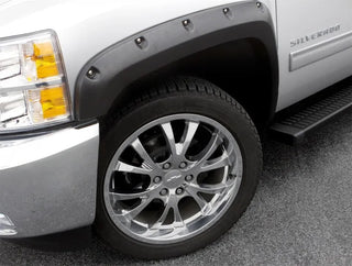 LUND RX-Rivet Style Riveted Fender Flares 4-Piece Set: Ram 1500 (19-24) - Smooth Black