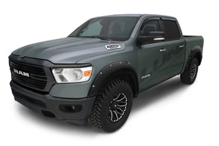 LUND RX-Rivet Style Riveted Fender Flares 4-Piece Set: Ram 1500 (19-24) - Smooth Black