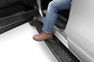 N-Fab Roan Textured Black Running Boards Cab Length: Fits Ram 1500 / 2500 / 3500 (11-26)