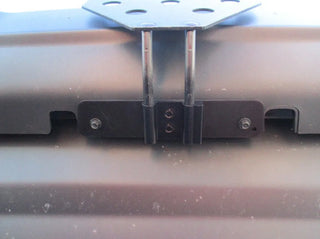 StoNSho Quick Release Front License Plate Bracket: Jeep Wrangler JL / Gladiator (18-22) - Black