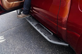 N-Fab Roan Textured Black Running Boards Cab Length: Fits Ram 1500 / 2500 / 3500 (11-26)