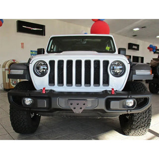 StoNSho Quick Release Front License Plate Bracket: Jeep Wrangler JL / Gladiator (18-25) w/ Hardware