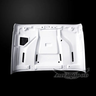 Amerihood VIP Functional Ram Air Hood: Jeep Wrangler JK 2007 - 2018