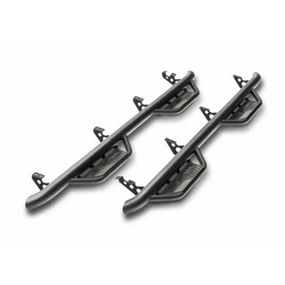 N-Fab Podium LG Textured Black Side Step Bar: Fits Most Ram 1500 Quad Cab Models (2019-2026)