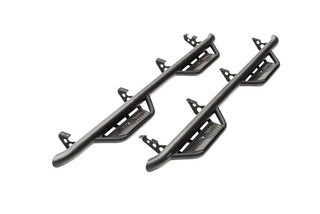 N-Fab Podium LG Textured Black Side Step Bar: Fits Most Ram 1500 Quad Cab Models (2019-2026)