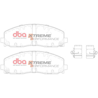 DBA XP Performance Brake Pads (FRONT): Jeep Wrangler JL (18-22)
