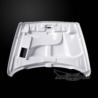 Amerihood WS6 Style Functional Ram Air Hood: Dodge Ram 3500 2003 - 2009