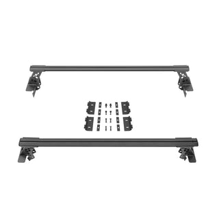 Go Rhino XRS Cross Bars Kit - Textured Black: Fits Most Ram Models (2011-2026)