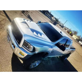 Amerihood VIP Style Functional Ram Air Hood: Dodge Ram 3500 2010 - 2018