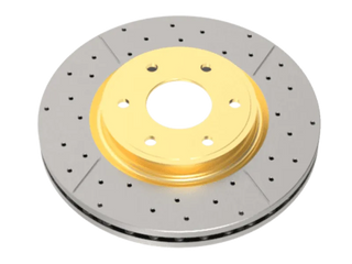 DBA Street Drilled & Slotted Rotor (FRONT): Dodge Durango (17-20) w/ 380mm Front Rotor
