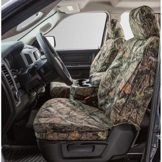 Covercraft Carhartt Camo SeatSaver Custom Front Row Seat Covers: Fits Dodge / Ram (02-18)