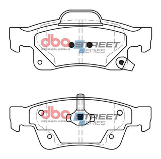 DBA Street Series Rear Brake Pads (REAR): Dodge Durango 11-20 w/ Solid Rear Rotor