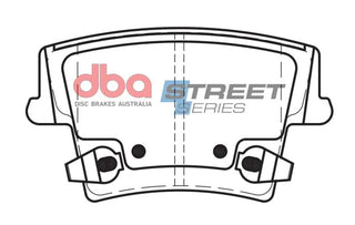 DBA Street Series Brake Pads (REAR): Dodge Challenger (09-19)