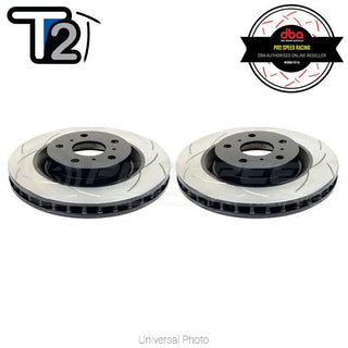 DBA Survival Street Slotted Rotor (REAR): Dodge Durango 11-20 w/ Solid Rear Rotor