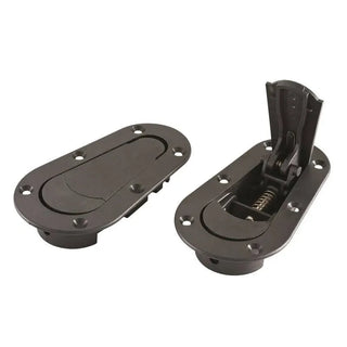 AeroCatch Flush Hood Pin and Latch Kit (Universal) BLACK