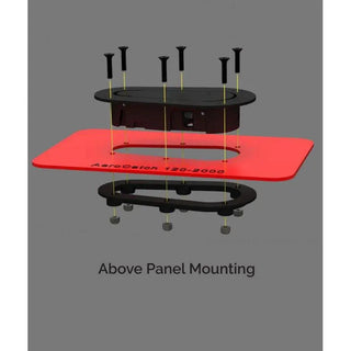 AeroCatch Flush Hood Pin and Latch Kit (Universal) BLACK