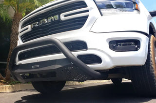 Go Rhino RC3 & RC4 LR Textured Black Mounting Brackets: Fits Most Ram 1500 Models (2019-2026)