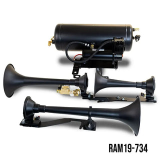 Kleinn Air Horns Direct Fit Train Horn and Onboard Air System: Ram 1500 (2019-2024)