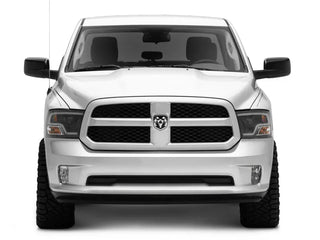 Raxiom LED Halo Projector Headlights Black Housing (F&R): Dodge Ram / Ram 1500 (02-18)
