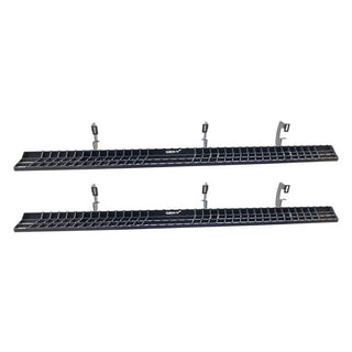 GEN-Y Hitch Heavy Duty Black Powder Coat Running Boards: Ram 1500 Crew Cab (2019-2024)