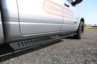 GEN-Y Hitch Heavy Duty Black Powder Coat Running Boards: Ram 1500 Crew Cab (2019-2024)