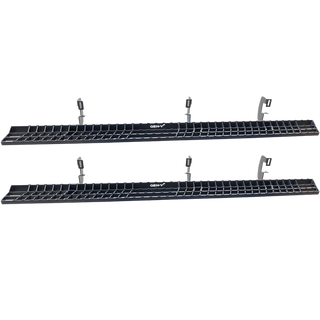 GEN-Y Hitch Heavy Duty Black Powder Coat Running Boards: Ram 1500 Crew Cab (2019-2024)