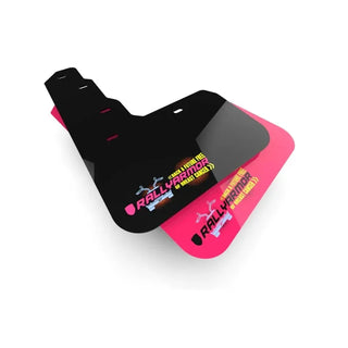 Rally Armor Mud Flap with BCE Logo: Dodge Ram 1500 Rebel (2019-2026) - Pink