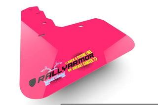 Rally Armor Mud Flap with BCE Logo: Dodge Ram 1500 Rebel (2019-2026) - Pink
