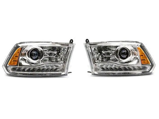Raxiom LED Halo Headlights (FRONT): Dodge Ram / Ram 1500 (02-18)